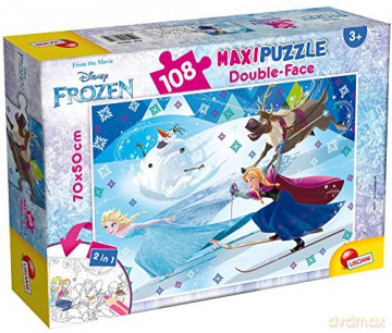 LISCIANI Puzzle dwustronne Supermaxi 108 Frozen [PUZZLE]