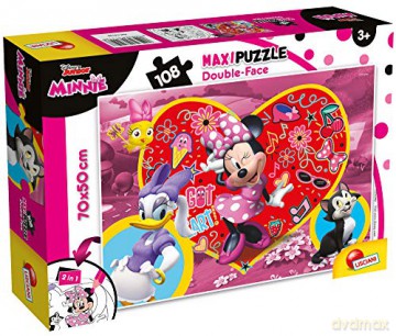 LISCIANI Puzzle dwustronne Supermaxi 108 Minnie [PUZZLE]