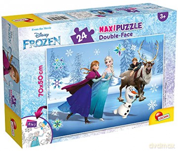 LISCIANI Puzzle dwustronne Supermaxi 24 Kraina Lodu [PUZZLE]