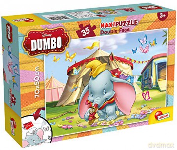 LISCIANI Puzzle dwustronne Supermaxi 35 Dumbo [PUZZLE]