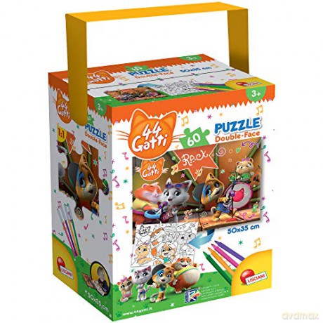 LISCIANI Puzzle z rączką 24 44 Koty 3 [PUZZLE]