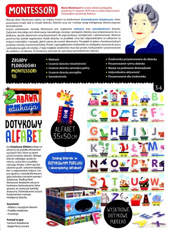 Montessori + Dotykowy alfabet