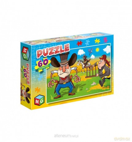 MULTIGRA 60 el. Kowboje Strażacy [PUZZLE]