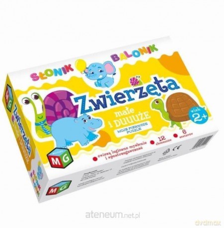 MULTIGRA Zwierzęta duże i małe - Słonik Balonik [PUZZLE]