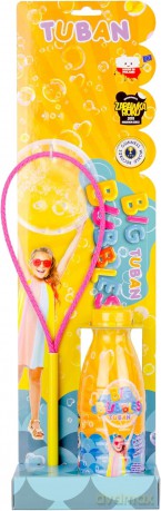 Obręcz do baniek mydlanych + płyn 400ml