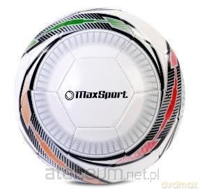 Piłka nożna Max Sport biało-czarna