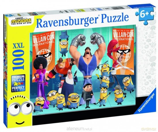 RAVENSBURGER 100 el. Minionki 2 XXL [PUZZLE]