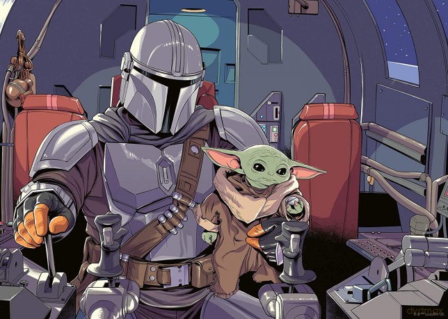 RAVENSBURGER 1000 el. Mandalorian [PUZZLE]