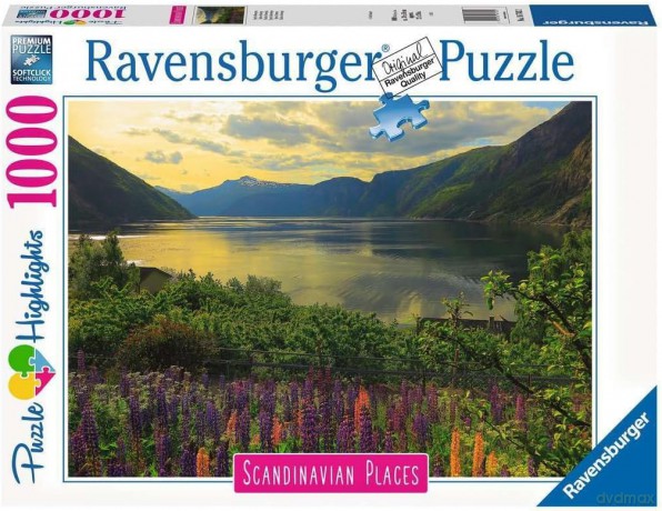 RAVENSBURGER 1000 el. Skandynawski krajobraz 2 [PUZZLE]