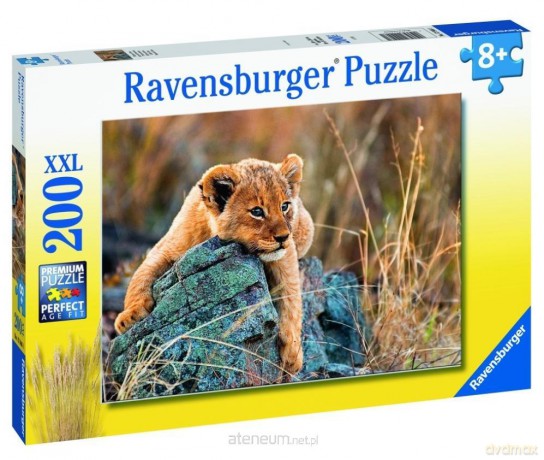 RAVENSBURGER 200 el. Mały lew XXL [PUZZLE]