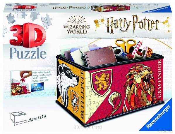 RAVENSBURGER Puzzle 3D 216 Szkatułka Harry Potter [PUZZLE]