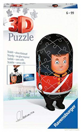 RAVENSBURGER Puzzle 3D 54 Mini budynki: Strażnik [PUZZLE]