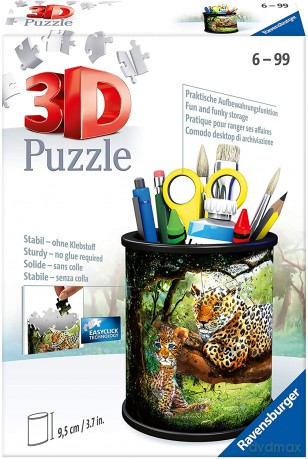 RAVENSBURGER Puzzle 3D 54 Przybornik: Dzika przyroda [PUZZLE]