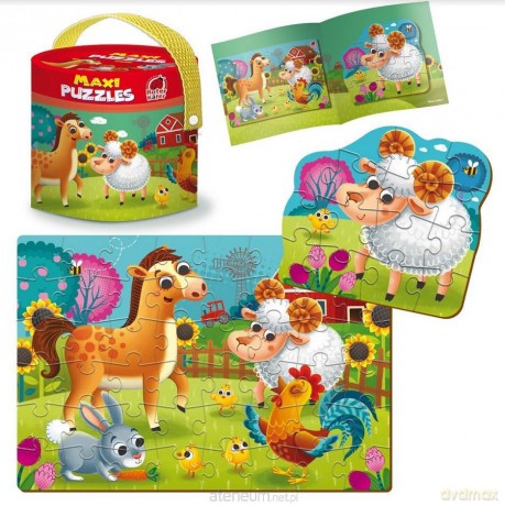 ROTER KAFER Maxi puzzle 2w1 Farma [PUZZLE]