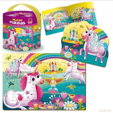 ROTER KAFER Maxi puzzle 2w1 Jednorożce [PUZZLE]