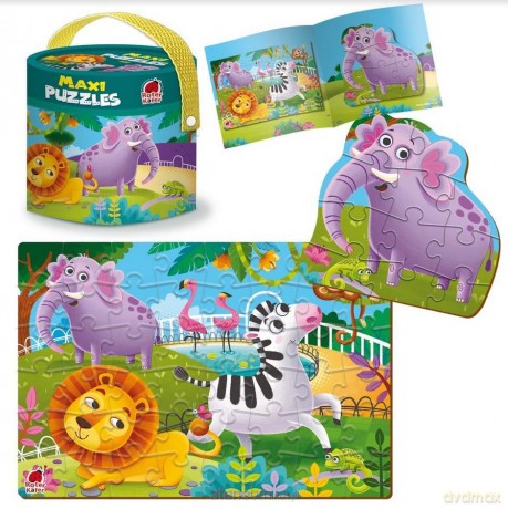 ROTER KAFER Maxi puzzle 2w1 Zoo [PUZZLE]