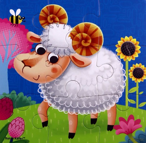 ROTER KAFER Piankowe puzzle 2w1. Farma [PUZZLE]