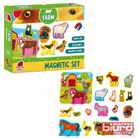 ROTER KAFER Zestaw magnesów. Farma [PUZZLE]