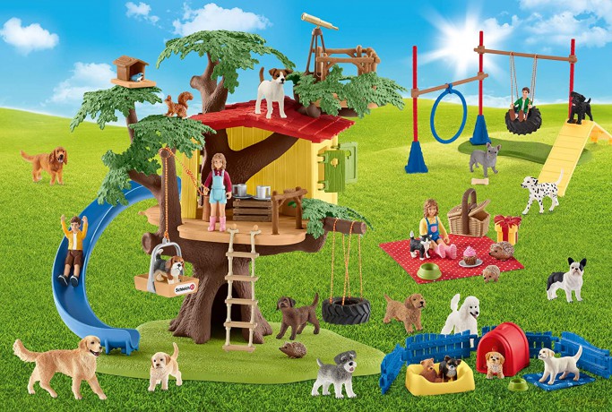 SCHLEICH 40 el. Schleich Szczęśliwe psy [PUZZLE]