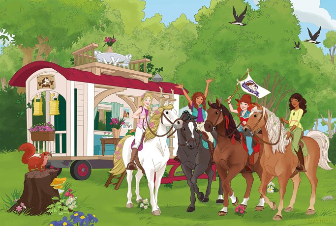 SCHLEICH 60 el. Schleich Spotkanie klubu jeździeckiego [PUZZLE]