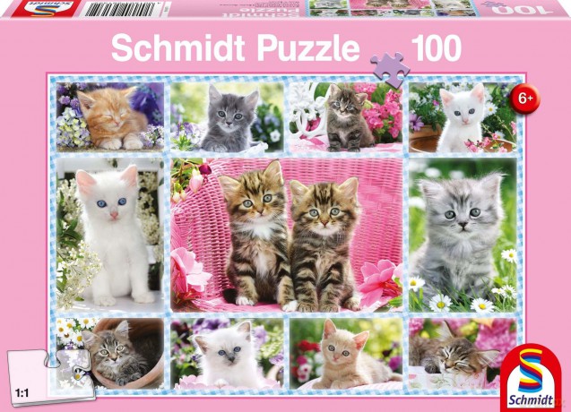 SCHMIDT 100 el. Kocięta [PUZZLE]