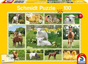 SCHMIDT 100 el. Młode zwierzęta hodowlane [PUZZLE]