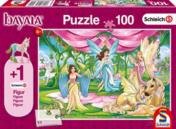 SCHMIDT 100 el. Schleich + Bayala Świat elfów + figurka [PUZZLE]