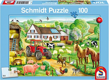 SCHMIDT 100 el. Wesołe gospodarstwo [PUZZLE]