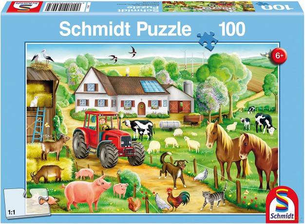 SCHMIDT 100 el. Wesołe gospodarstwo [PUZZLE]