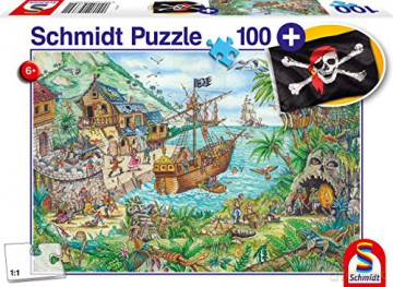 SCHMIDT 100 el. Zatoka piratów + flaga [PUZZLE]