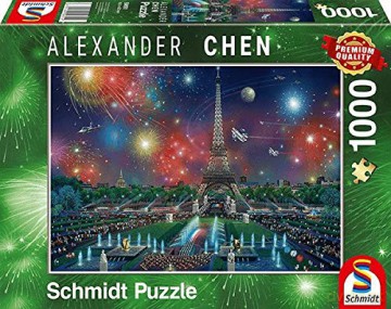 SCHMIDT 1000 el. Fajerwerki nad Wieżą Eiffla [PUZZLE]