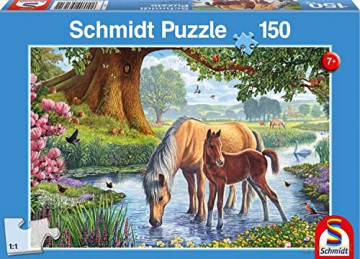 SCHMIDT 150 el. Konie przy strumieniu [PUZZLE]