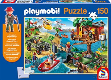 SCHMIDT 150 el. Playmobil Domek na drzewie + figurka [PUZZLE]