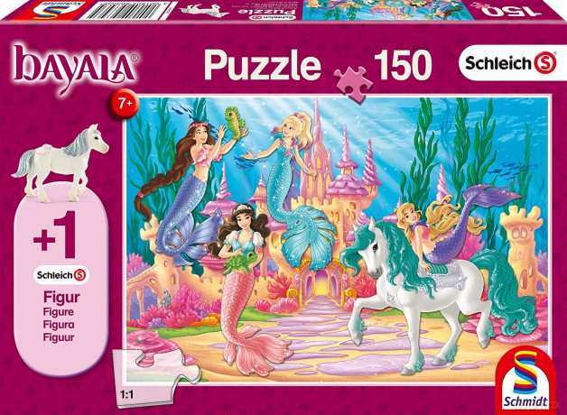 SCHMIDT 150 el. Schleich + Bayala Zamek syren + figurka [PUZZLE]