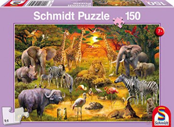 SCHMIDT 150 el. Zwierzęta w Afryce [PUZZLE]