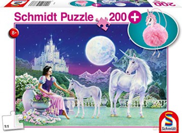 SCHMIDT 200 el. Jednorożec + pluszowy brelok [PUZZLE]