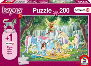 SCHMIDT 200 el. Schleich + Bayala Piknik elfów+ figurka [PUZZLE]