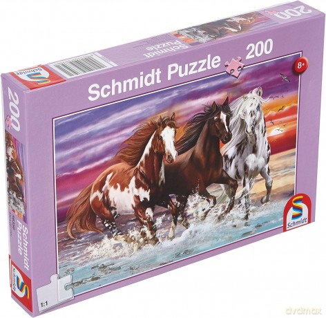 SCHMIDT 200 el. Trzy dzikie konie [PUZZLE]