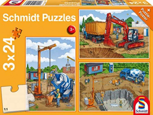SCHMIDT 3x24 el. Uwaga! Roboty budowlane [PUZZLE]