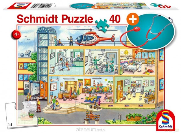 SCHMIDT 40 el. Szpital dziecięcy + stetoskop [PUZZLE]