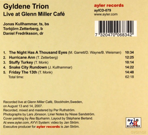 Gyldene Trion: Live at Glenn Miller Café [CD]