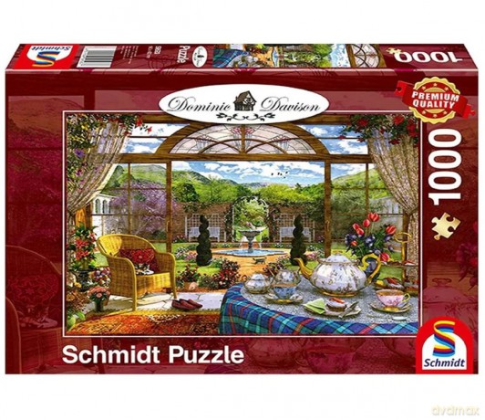 SCHMIDT PQ 1000 el. Altana z widokiem na ogród [PUZZLE]