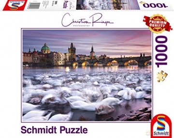 SCHMIDT PQ 1000 el. Christian Ringer Praskie łabędzie [PUZZLE]