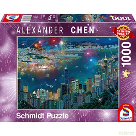 SCHMIDT PQ 1000 el. Fajerwerki nad Hongkongiem [PUZZLE]