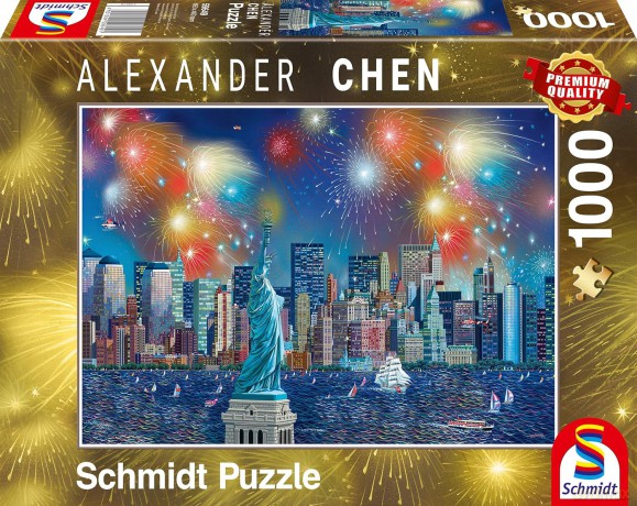 SCHMIDT PQ 1000 el. Fajerwerki nad Statuą Wolności [PUZZLE]