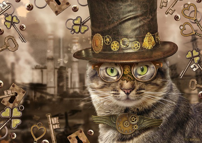 SCHMIDT PQ 1000 el. Kot (Steampunk) [PUZZLE]
