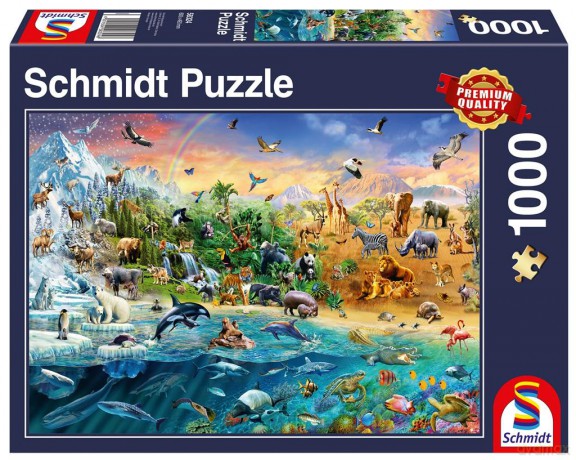 SCHMIDT PQ 1000 el. Królestwo zwierząt [PUZZLE]