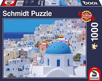 SCHMIDT PQ 1000 el. Santorini Grecja [PUZZLE]