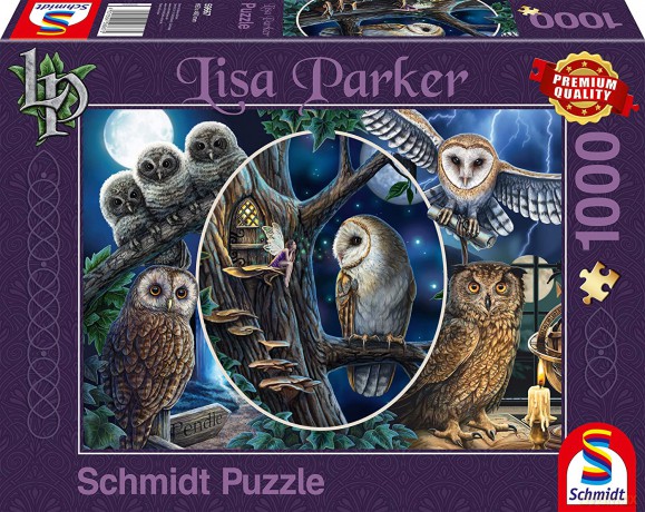 SCHMIDT PQ 1000 el. Tajemnicze sowy [PUZZLE]