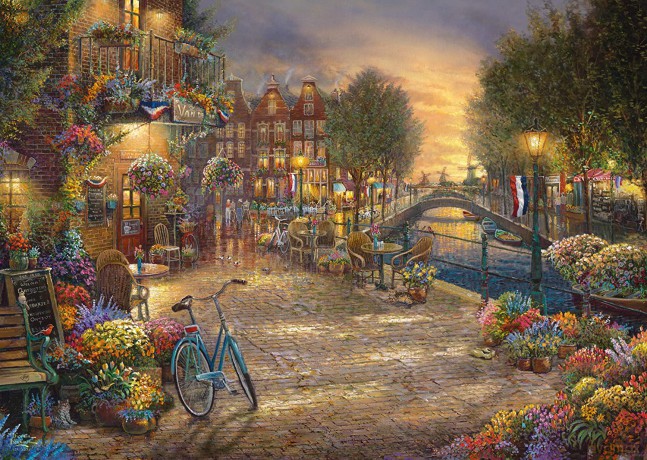 SCHMIDT PQ 1000 el. Thomas Kinkade Amsterdam [PUZZLE]